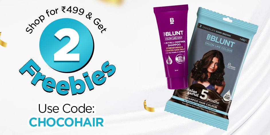 India Desire : BBlunt Bogo Sale: Get Free 2 Products On Shopping Above Rs 499 From BBlunt